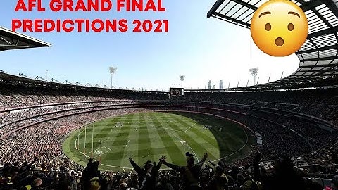 Afl Grand Final Prediction (2021)