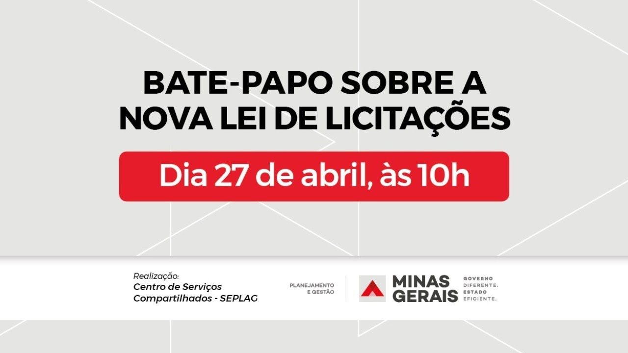 Seplag e AGE apresentam as Minutas Padronizadas