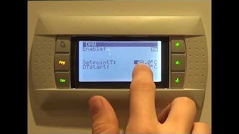 isoenergy instructional Ecoforest video - Changing hot water temperature