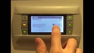 isoenergy instructional Ecoforest video - Changing hot water temperature