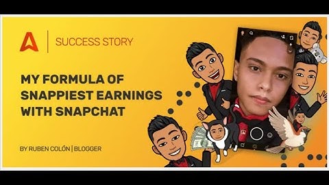 Ruben Colón : How Make 800$ A Week From Snapchat with Adsterra