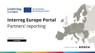 Webinar about Interreg Europe Portal - partners