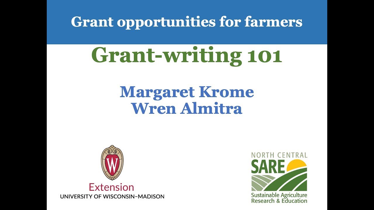 Grants for Farmers Grant Writing 101