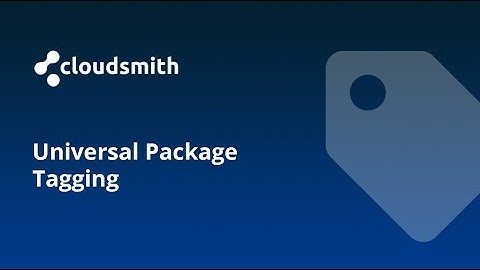 Universal Package Tags