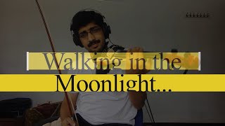 Video thumbnail of "Walking in the moonlight | Violin Cover| Sathyam Sivam Sundaram"