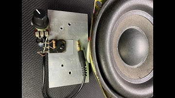 high bass amplifier D1047 #DIY