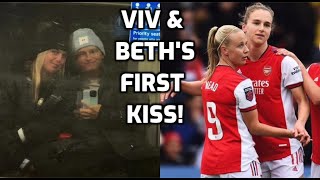 BETH AND VIV'S FIRST KISS! IT GOT STEAMY! ALSO DID VIV SAY "FOR BETH" AFTER SCORING?! ARSENAL DRAW