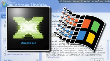 Installing DirectX 9.0c End-User Runtime on Windows 98 First Edition via Windows Update Restored v4
