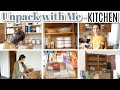 UNPACKING AND ORGANIZING MY FARMHOUSE KITCHEN // UNPACK WITH ME