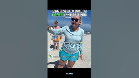 Top 5 Racist Karen! 😱🥶 #karenexposed, #caughtin4k, #internetjustice