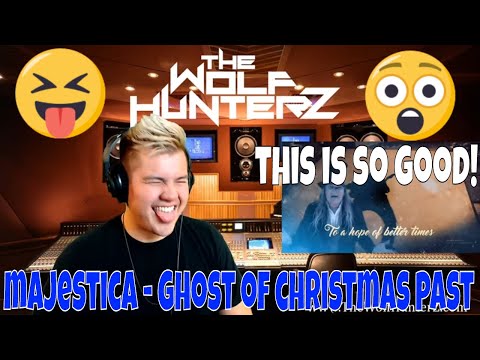 MAJESTICA - Ghost Of Christmas Past (OFFICIAL LYRIC VIDEO) THE WOLF HUNTERZ Jon Reaction