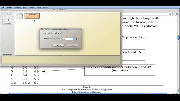 APCS For Loops, Casting, and Math random