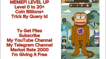 Memefi Coin Level Up 20+ & Billion+ Coins with My Secret Method 100% Working Trick