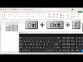 Shortcut to open format cells dialog box in excel