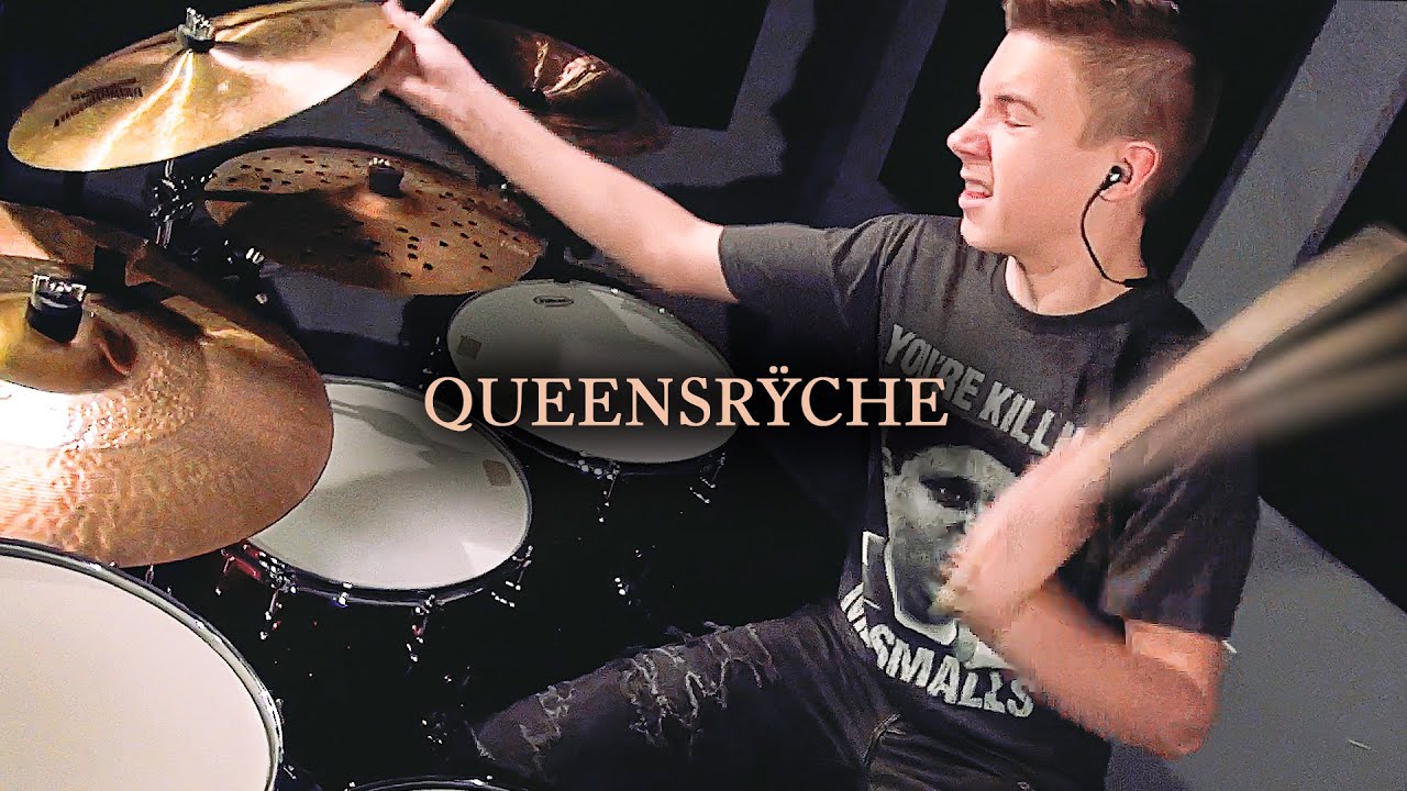 Queensryche - Jet City Woman (Drum Cover) age 13
