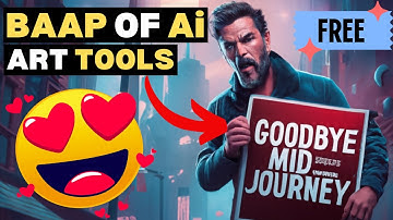 R.I.P Midjourney: BAAP OF AI Art Tools || ideogram || Unlimited Free Image Generation in Hindi