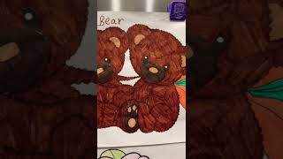 Bears coloring page
