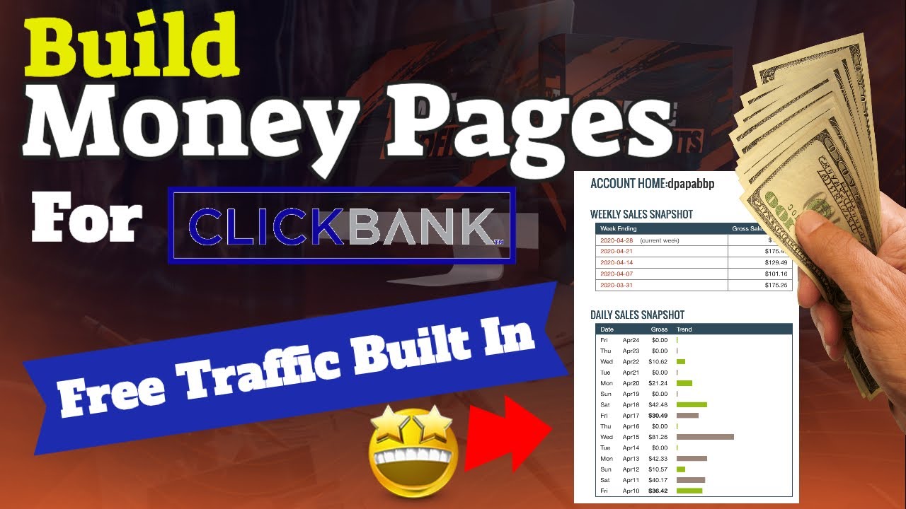 Build 1 Page Profit Sites For Clickbank Offers with Built in Traffic ...