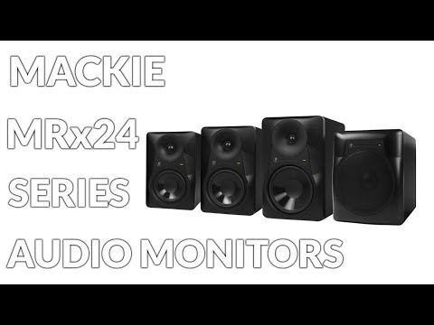 Mackie MR524, MR624 and MR824 Audio Monitor Speakers