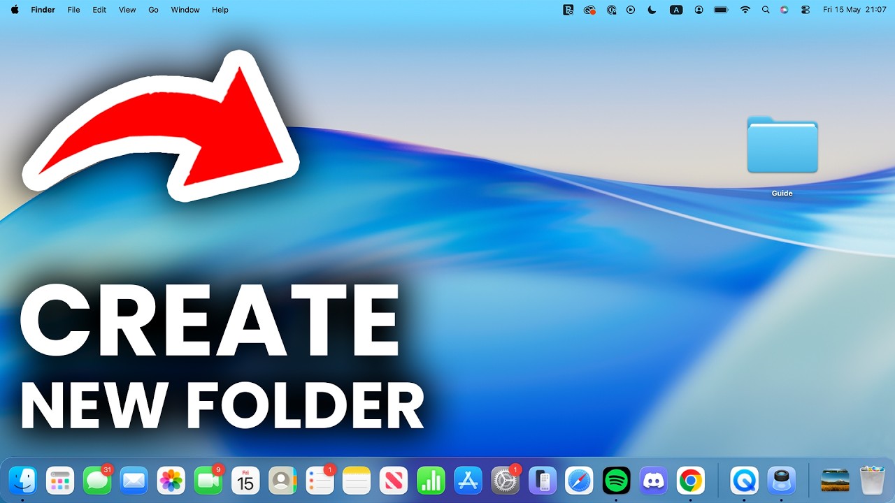 How To Create New Folder On Mac - Step By Step - YouTube