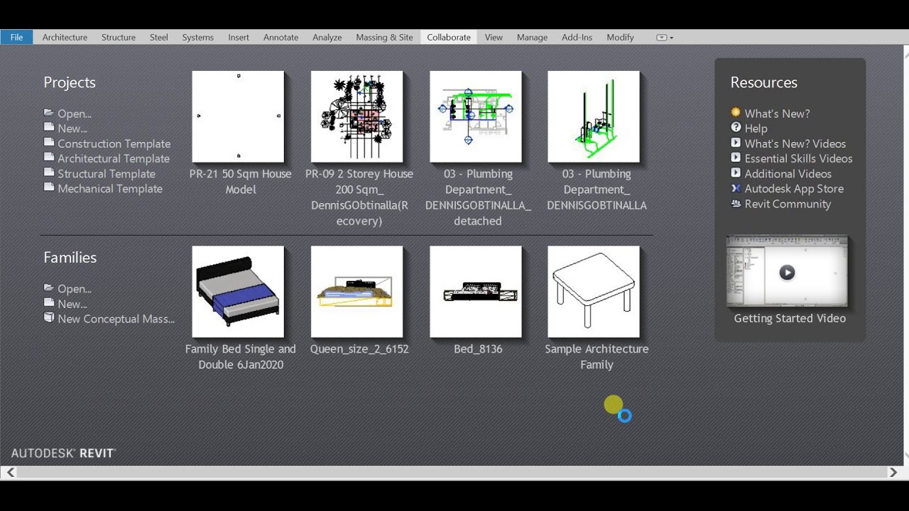 #14 Creating A Central File And A Local File In Revit