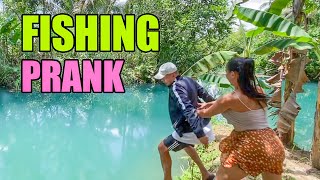 FUNNY FISHING PRANK ON BOYFRIEND KRAMER FORD!