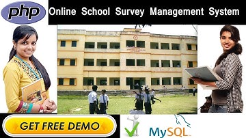 Online School Survey System Project in PHP | MYSQLI | HTML | CSS | JAVASCRIPT - College Projects