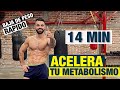 Cardio HIIT Acelera Tu Metabolismo (14 MIN) Rutina En Casa Para Bajar de Peso