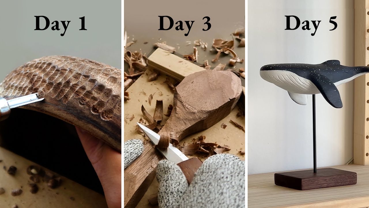 Я провел 7 дней, обучаясь ремеслу резьбы по дереву