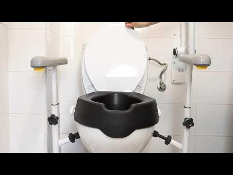 PEPE - Elevador WC Adulto con Reposabrazos (10 cm de altura