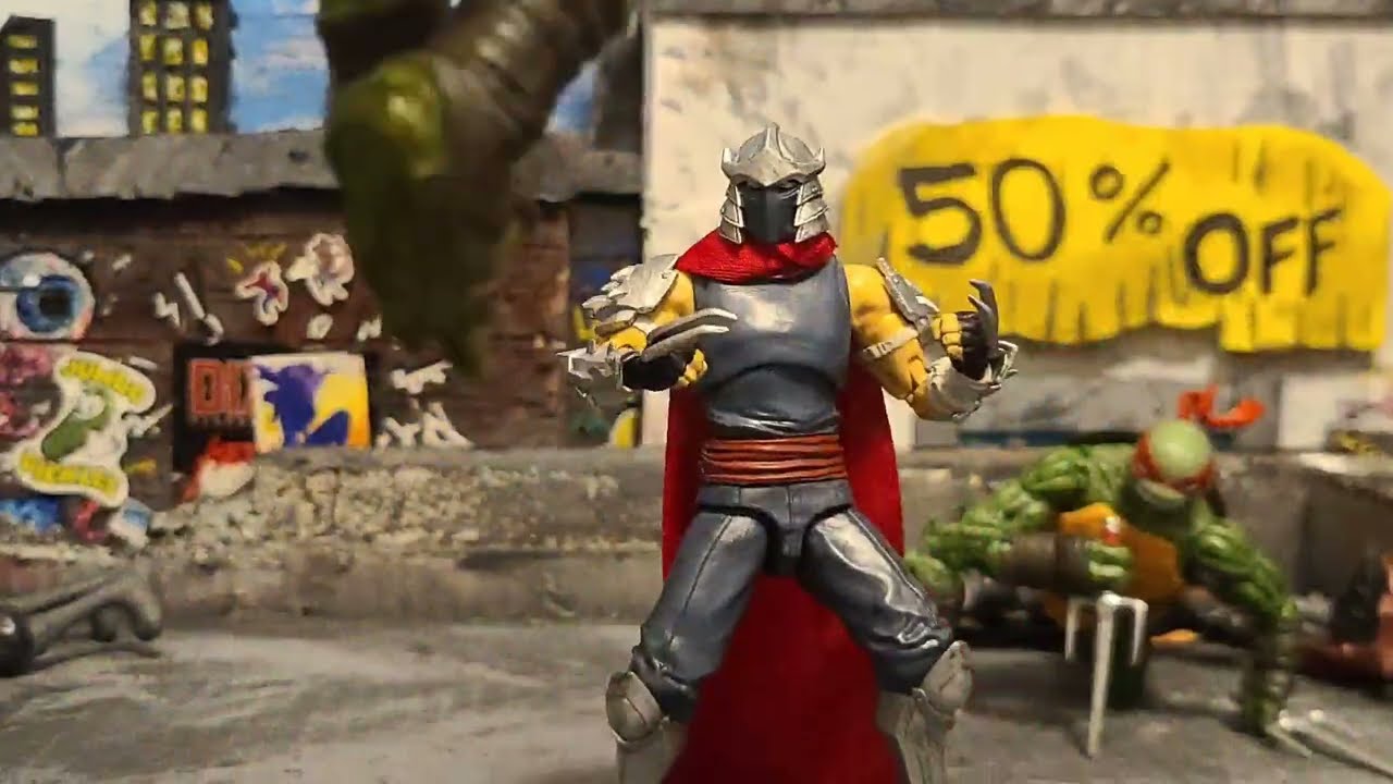 TMNT Vs Shred Head Stop Motion Clip 2026🗣🔥