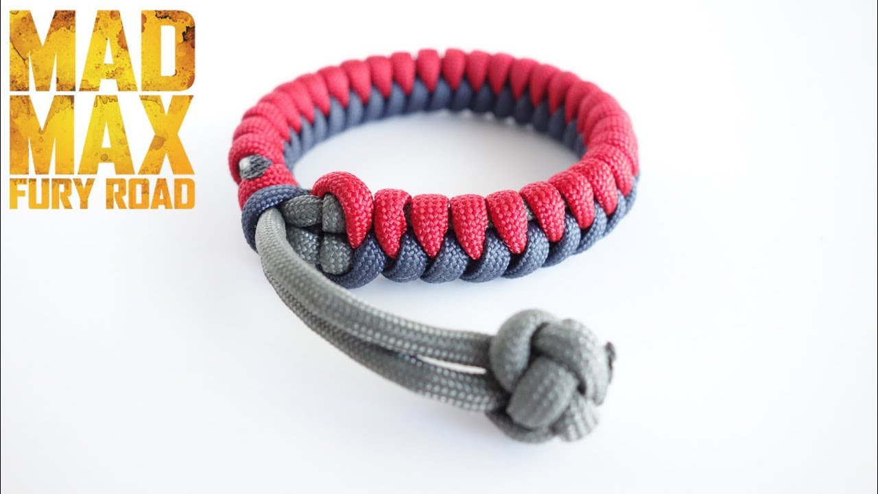 Make the Snake Knot Paracord Bracelet w/ Mad Max Style Closure -  BoredParacord.com 