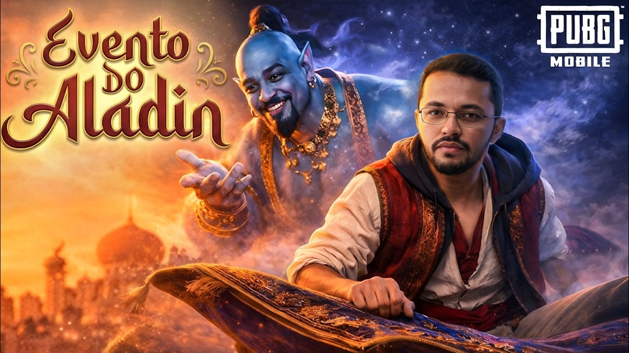 JOGANDO O EVENTO ANTIGO DO ALADIN EM 2026 - PUBG MOBILE