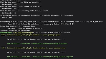Signing Ionic 3 APK: Ionic 3 Tutorial 26