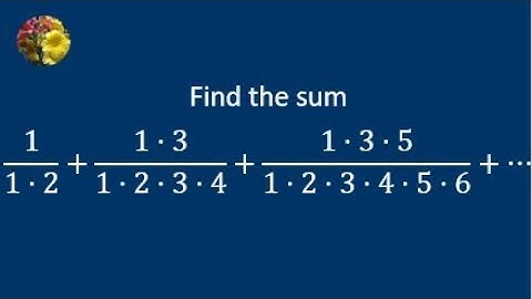 Evaluating the required sum using standard techniques