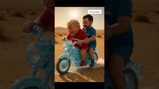 When The Heat Melts Pridebaby Putin,Modi, Zelensky Trumps Surreal Desert Encounter Ai Art