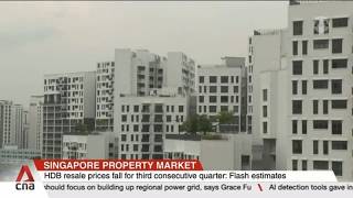 HDB resale prices fall 0.2% in Q3; private home prices rise 1.4%