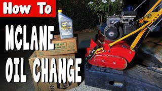 Maintenance Made Easy: Mclane Mower Oil Change