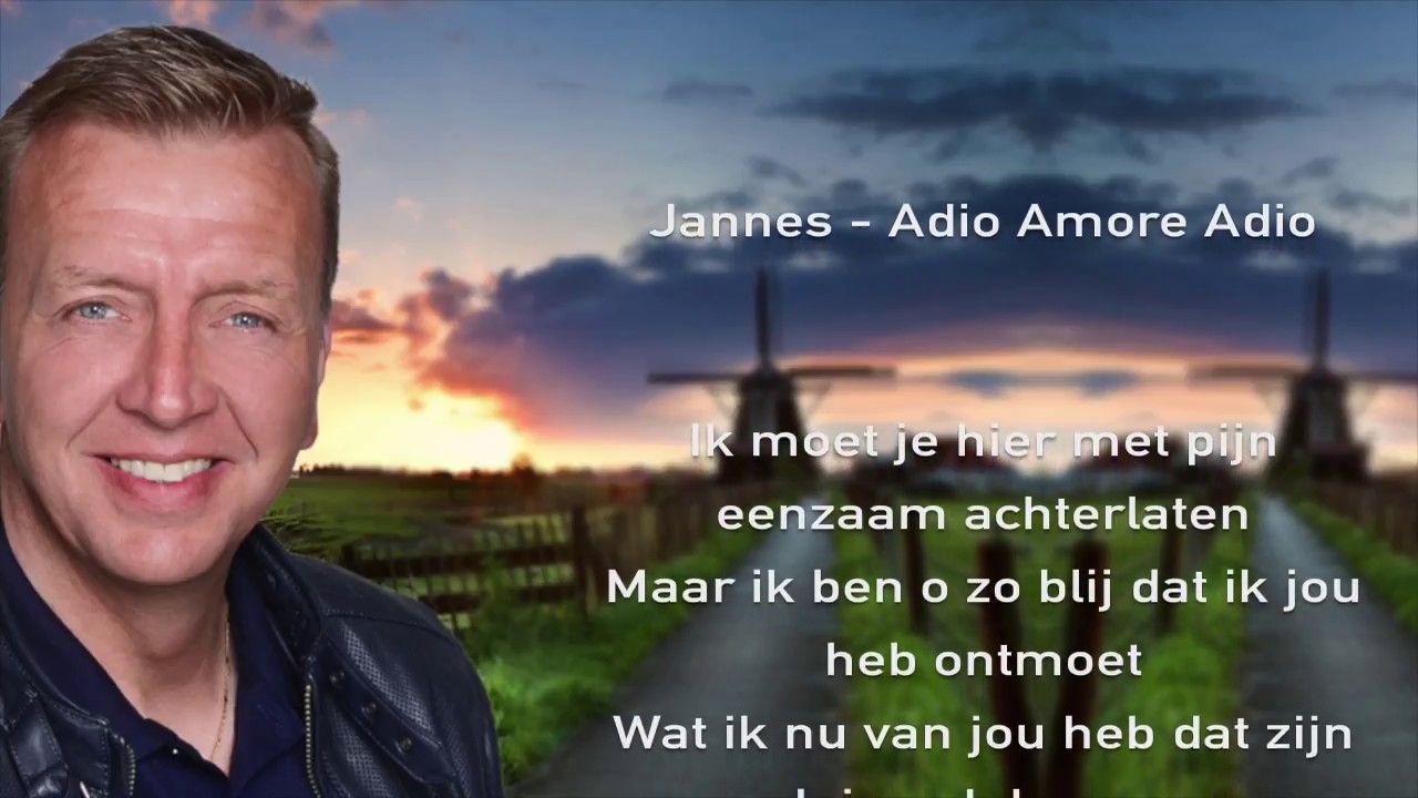 Jannes - Adio Amore Adio (Lyrics Video) - YouTube