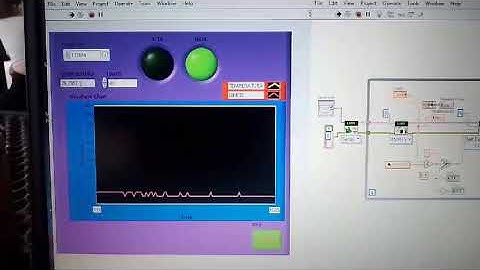 Control de velocidad de motor DC mediante sensor LM35 en LabView
