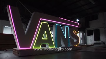 Logo Projection mapping VANS