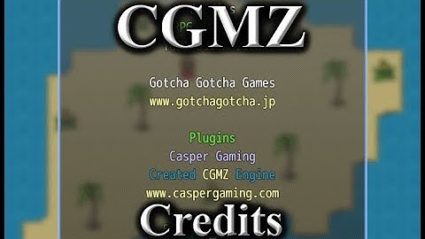 [CGMZ] Credits for RPG Maker MZ