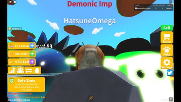 Ranking Up to Demonic Imp! - Saber Simulator (ROBLOX)