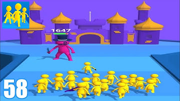 Join clash 3D level 58 gameplay walkthrough (Android, iOS) #shorts