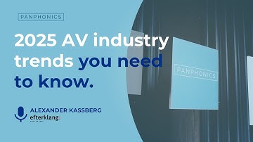 2025 AV Industry Trends You Need to Know | Interview with Alexander Kassberg (Efterklang)