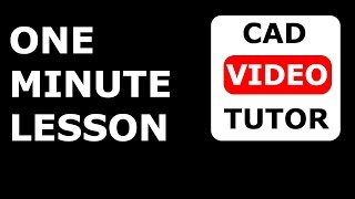 AutoCAD Tutorials - Using the FILLET Command with the Shift Key to Trim Intersecting Lines