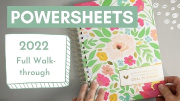 POWERSHEETS 2022 | ACCESSORIES AND WALKTHROUGH