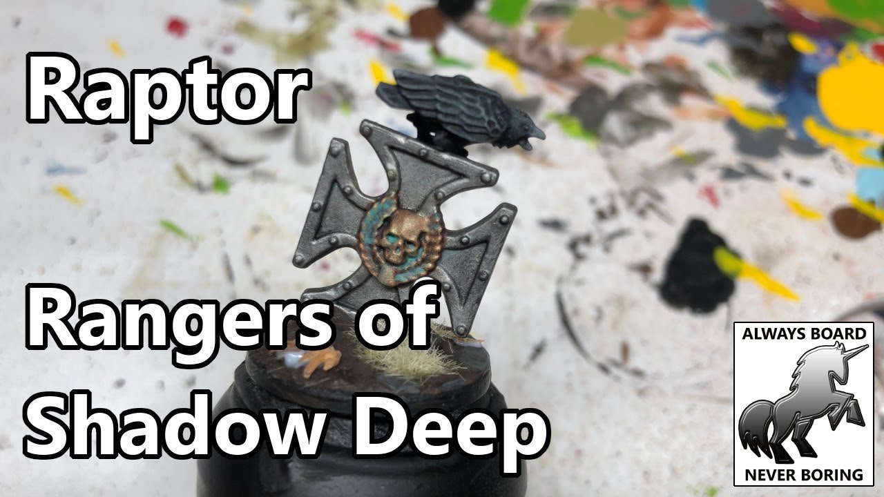 Making and Painting a Raptor / Bird / Crow for Rangers of Shadow Deep | Building & Painting Guide