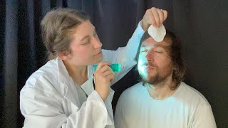 [ASMR] RELAXING Sensory Medical Exam | 5 Senses — Touch, Sight, Sound, Smell & Taste screenshot 2