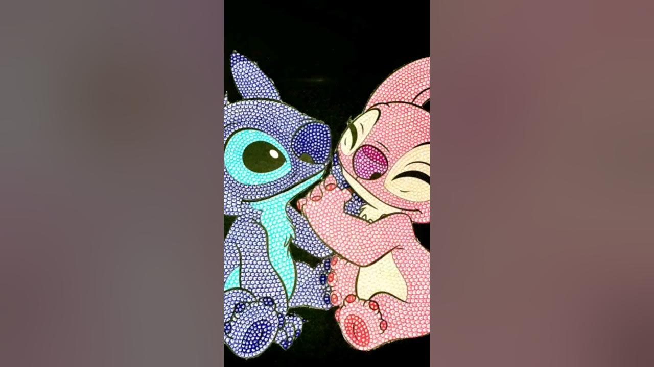 Stitch in love 💕#stitch #liloandstitch #drawing #coloring #coloriage  #disney #stabilo #staedtler 